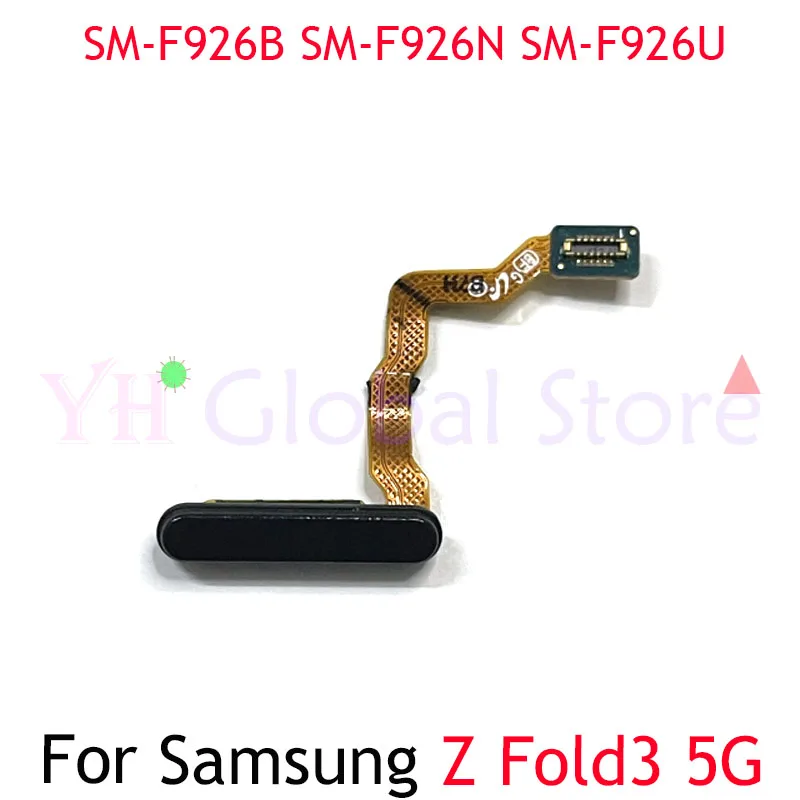 

For Samsung Galaxy Z Fold 3 4 Fold3 Fold4 F926 F936 Home Button Fingerprint Touch ID Sensor Return Key Flex Cable Repair Parts