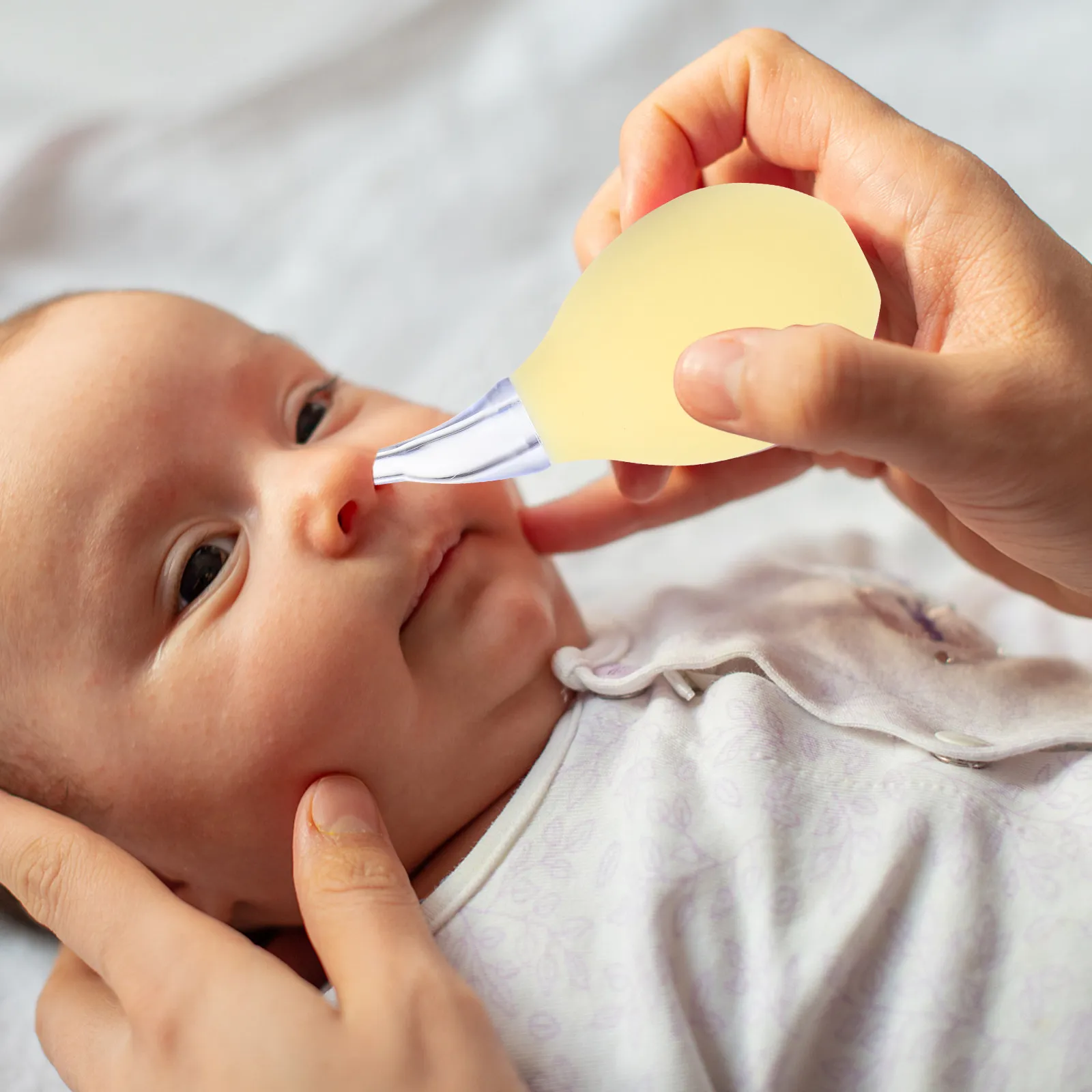 4Pcs Water Drop Pump 2Blue 2Beige Baby Nose Newborn Cleaner Mucus Durable Sturdy Premium Materials Safe