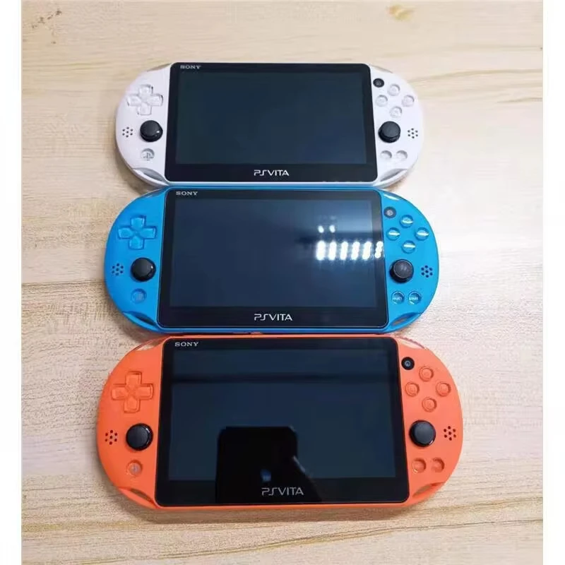 Refurbished PS VITA 2000 Handheld Game Console PSVita 2000 / PSV2000 / PSV 2000 Unlocked PKGj Store and Adrenaline PSVita Slim