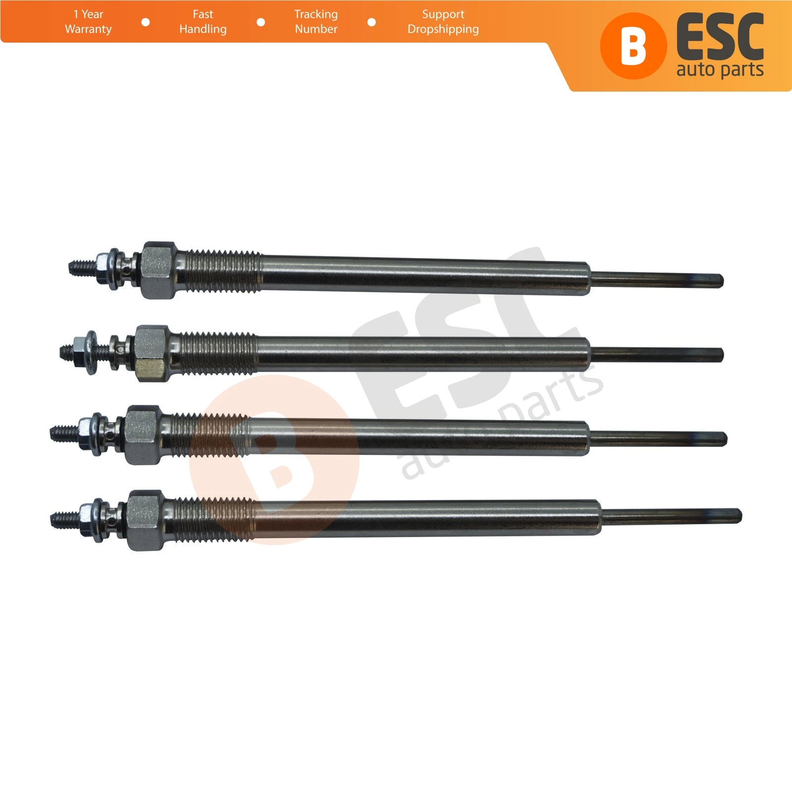 

ESC Auto Parts EGP70-1 4 Pieces Heater Glow Plug 11 Volt 367104A000 for Kia Hyundai 2.5 CRDI Fast Shipment Ship From Turkey