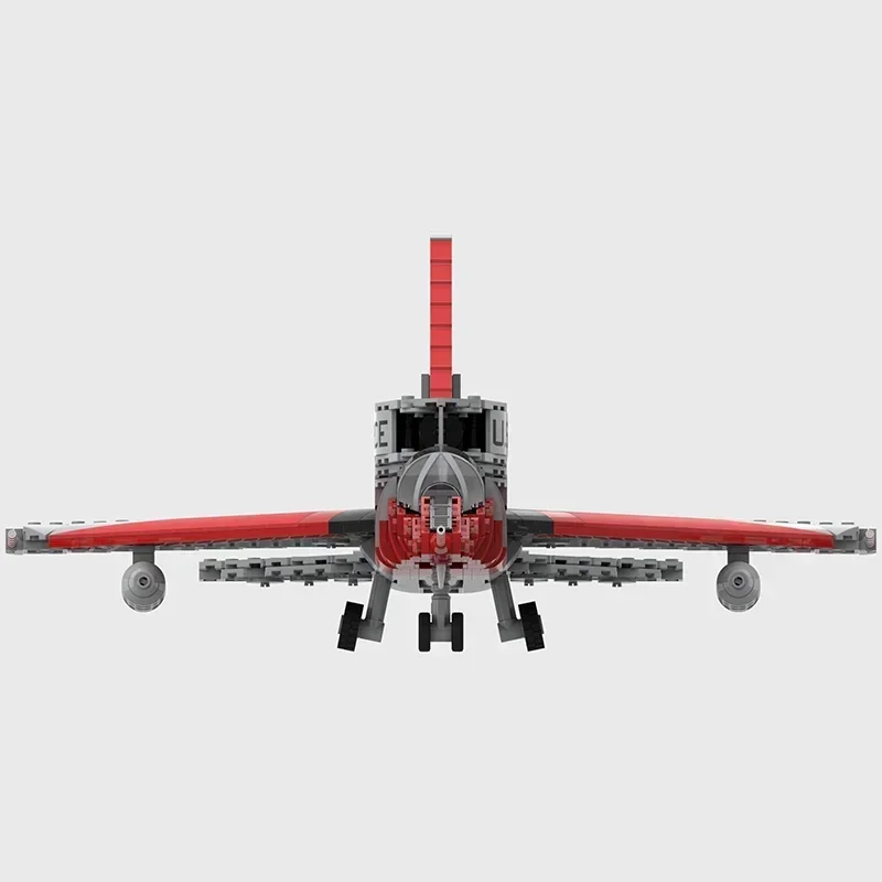 Moc Building Bricks Military 1: 35 F-107 Ultra Sabre Fighter Technology Modular Blocks Gifts Christmas Toys DIY Sets Assembly