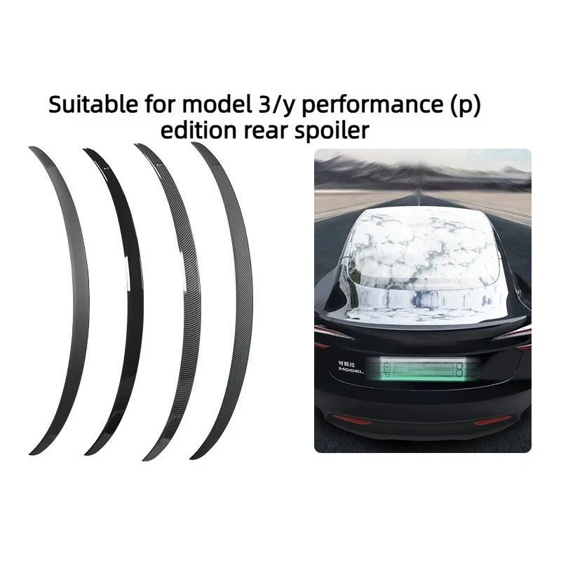 

For Renewed Model 3/Y Tesla Tail High-performance Carbon Fiber Pattern Tail Modification Appearance Upgrade Accessories