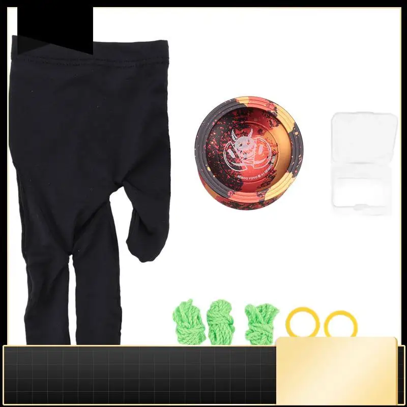 N33R-BEBOO YOYO A1 Demon Lava Yoyo For Kids,Bearing Yoyo For Beginners Aluminum Alloy Yoyo