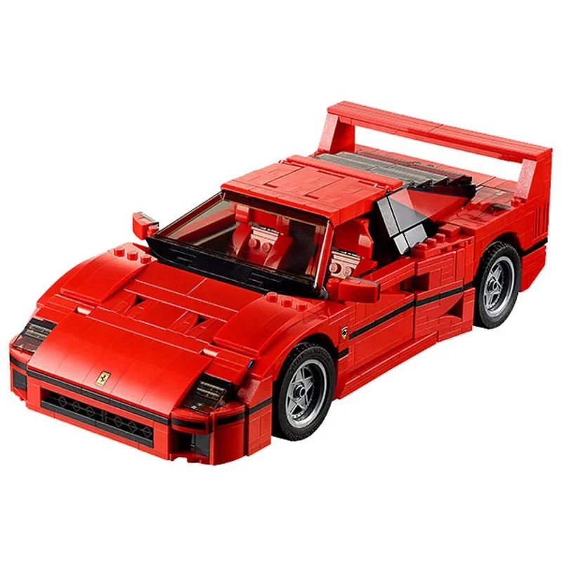 Technic MOC Sports Cars 10567 High-tech Ferrarie F40 Supercar Creator Model Building Blocks Kits Bricks Toys Christmas gift