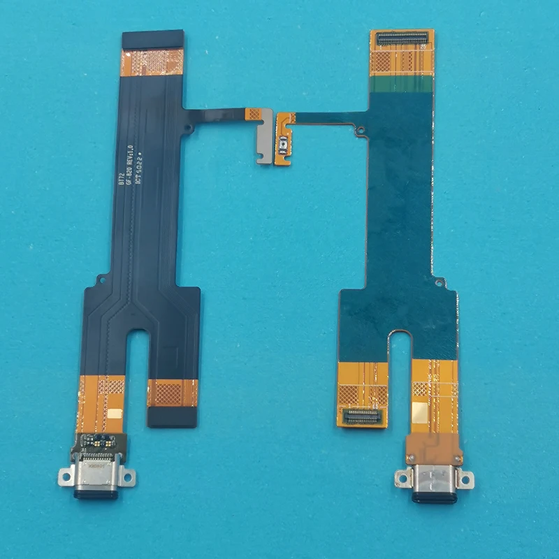 1pcs USB Charging Port Board Dock Connector Flex Cable Replace Part for Cat S62 Pro S62Pro Power On Off Button Side Key Flex