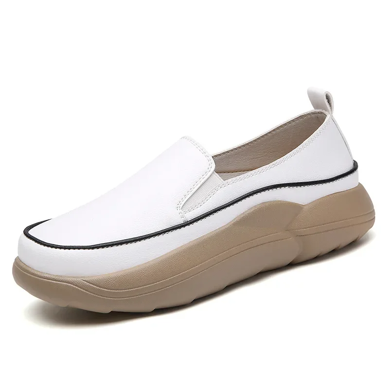 Women Shoes Flats Leather Sneakers Women 2024 Comfortable Female Casual Walking Footwear Fashion Large Size Loafers Shoes Women