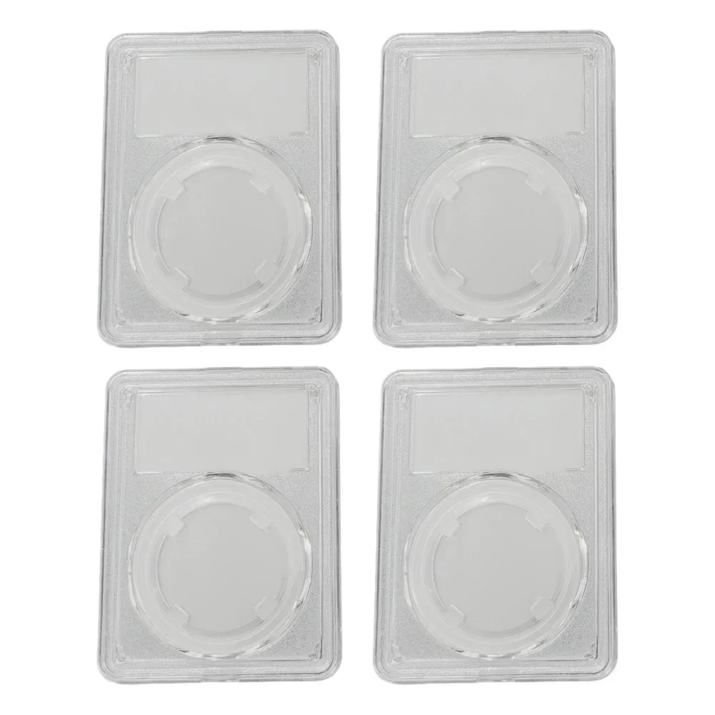 4pcs 16/25/30/40mm Coin Capsule Box Holder Collecting Box Case Transparent Plastic For Coin Capsule Medal Storage Box Container