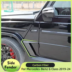 Carbon Fiber Car Door Fenders Air Vents Fins Splitters Canards for Mercedes-Benz G Class All Model W463 W464 G550 G63 Vent Trims