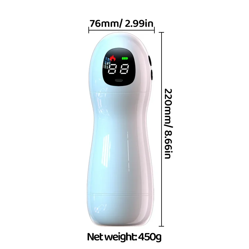 Masturbator Male Penis Sucking Vibrator Man Masturbation LCD Display Automatic Suction Masturbate Cup Adult Sex Toys For Men