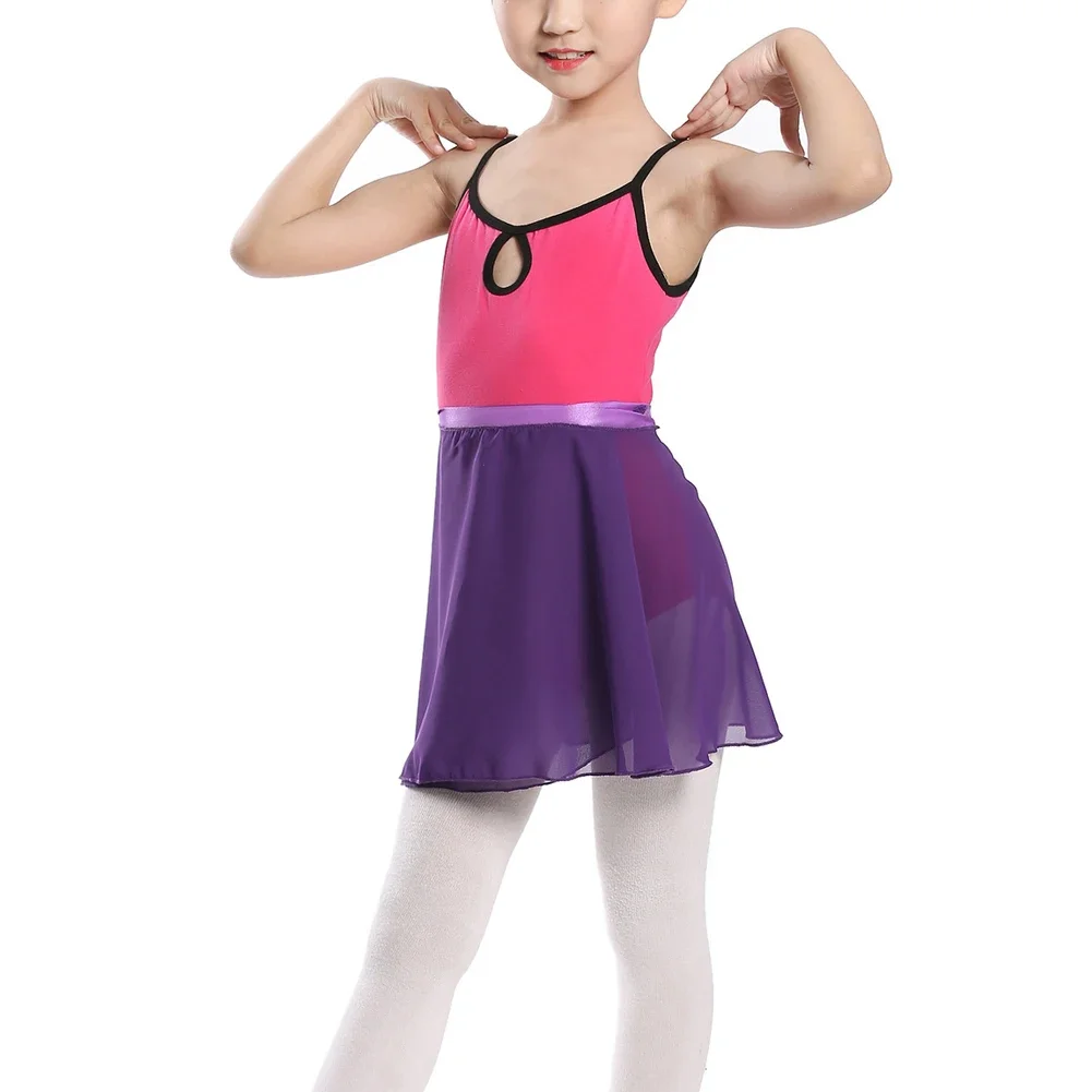 Kid Adult Ballet Tutu Ballerina Dance Class Costumes Gymnastics Leotard Dancewear Tied Skirt Dance  Birthday Party Clothes