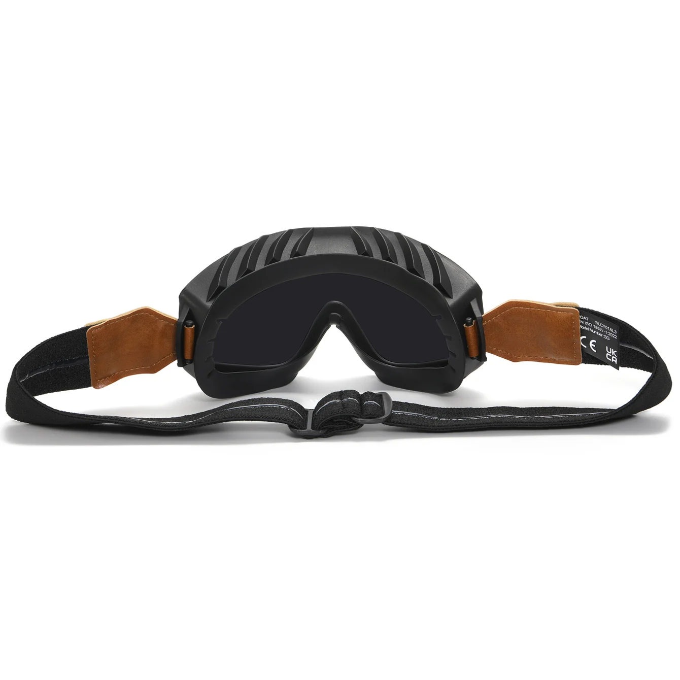 Anti-Beschlag-Motorradbrille für Herren und Damen, modische, winddichte, verstellbare Motorradbrille mit Gurtband für Männer und Frauen – Detail 6
