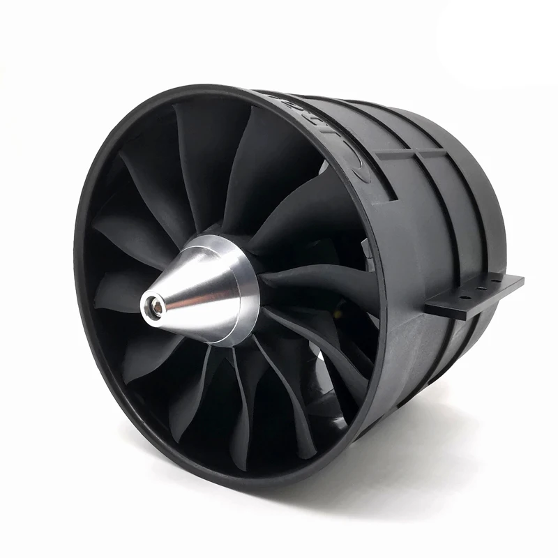 1PCS 10-12S Ducted Fan For Model Airplane Brushless Motor EDF 12 Blades Propeller Max Thrust 7.5KG 120mm Fixed Wing Aircraft