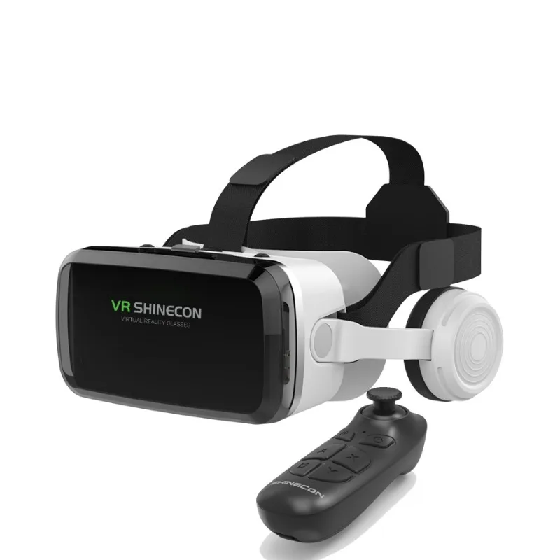 VR Shinecon Casque Helmet 3D Glasses Virtual Reality For Smartphone Smart Phone Headset Goggles Binoculars Video Game Wirth Lens