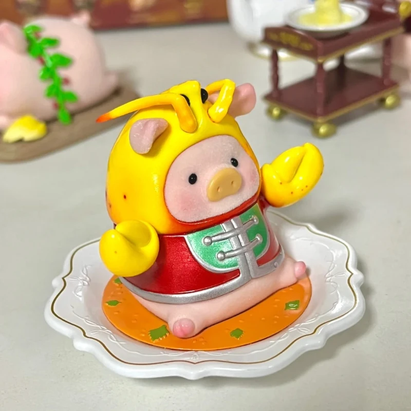 Lulu The Piggy Five Star Restaurant Series Blind Box Action Figure Giocattolo da collezione Decorazione del desktop Regali per bambini Kawaii