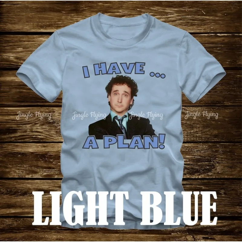 LARRY APPLETON I Have A Plan Camiseta Tallas para adultos Perfect Strangers Serie de televisión de los 80 Bronson Pinchot Balki Bartokomous