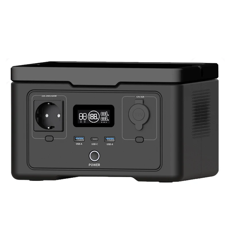 

Lithium Iron Phosphate Battery Pack, Trabalere Power Station, 600-watt Portable Power Station, 300-watt Solar Generator