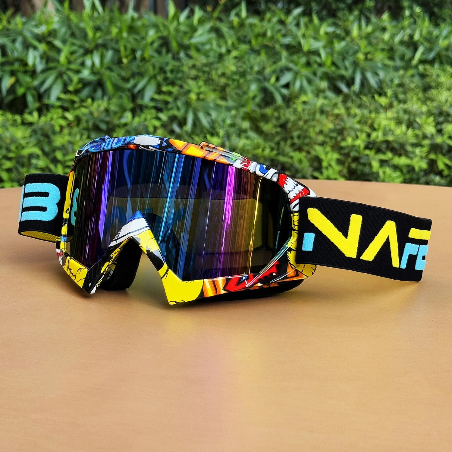 Windproof Dustproof Moto Goggles-Unisex Motorcycle Sunglasses for MTB ATV Skiing Cycling Racing Off-Road Sports Eye Protection image 3
