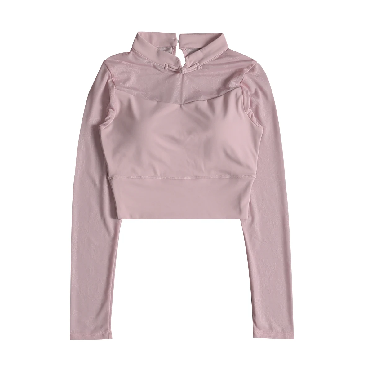 가을을 위한 긴 소매의 여성용 요가복 가슴 패드가 있는 새로운 스타일의 필라테스 피트니스 의류 고가치 런닝