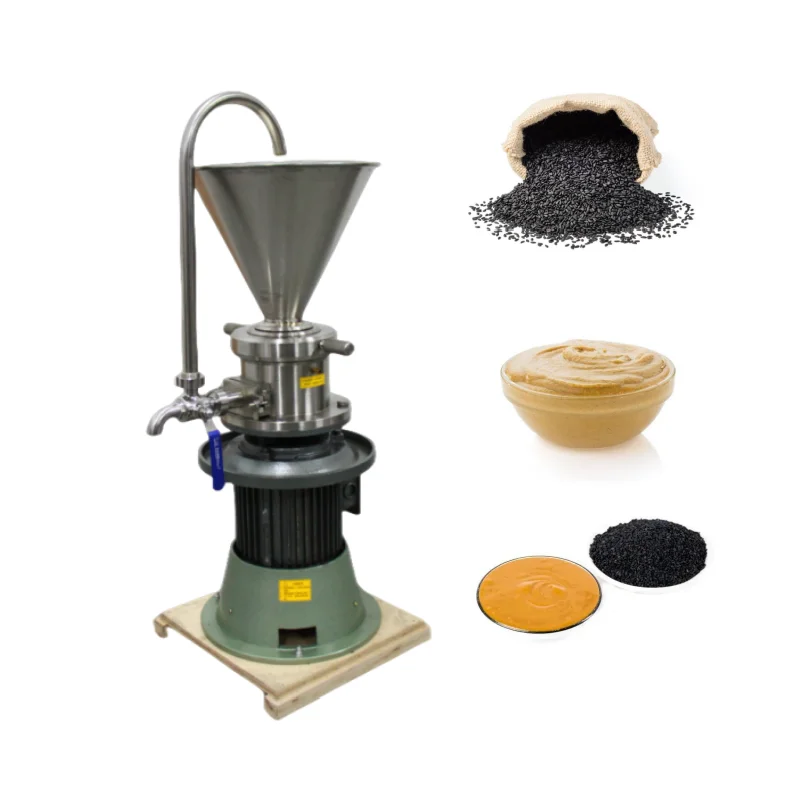 Commercial Peanut Butter Grinder Colloid Mill Peanut Butter Making Machine Electric Sesame Coffee Cocoa Bean Paste Maker Machine