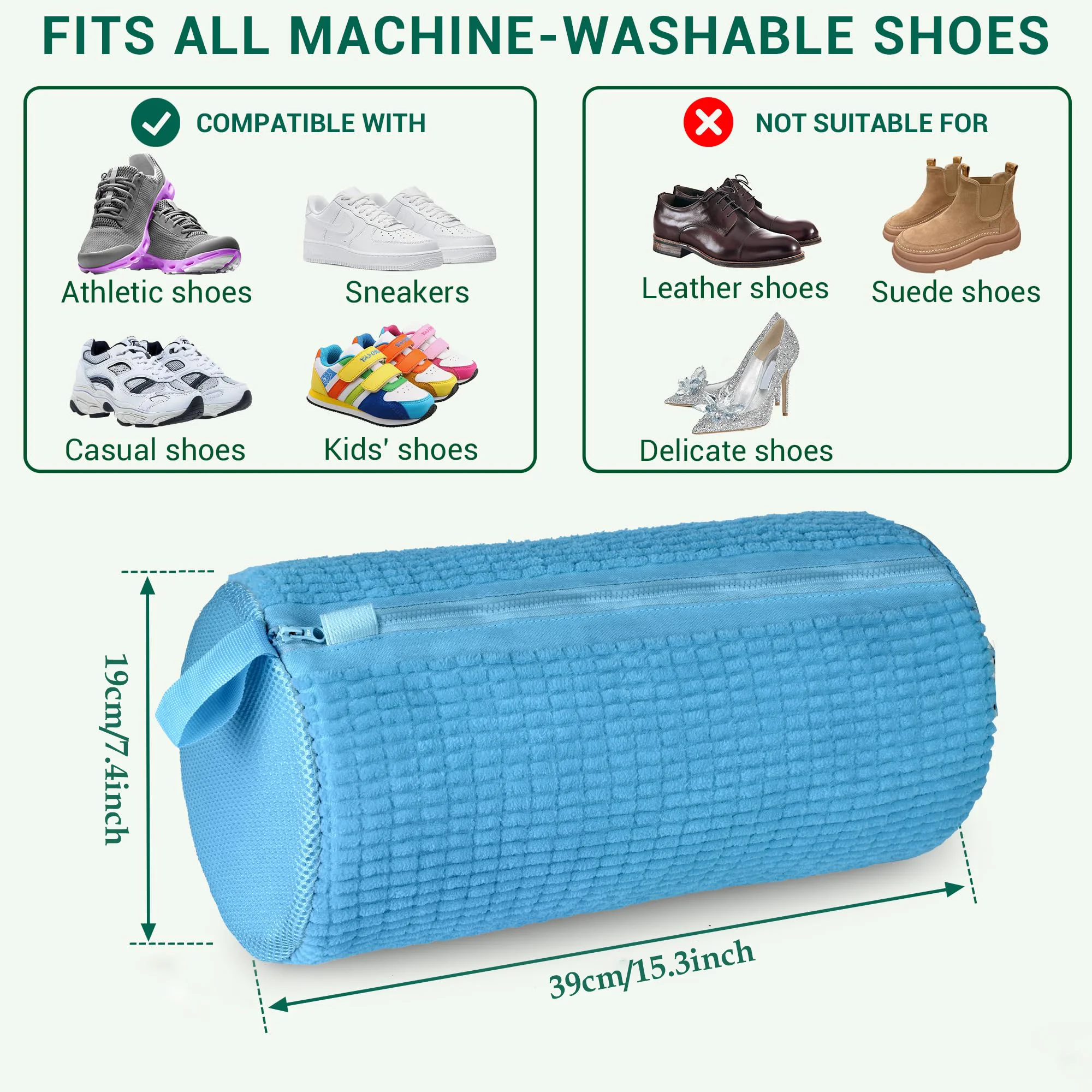 1/2/3 ชิ้น ถุงซักผ้าทำความสะอา - Sneaker Care Cleaning Kit บทวิจารณ์และราคา