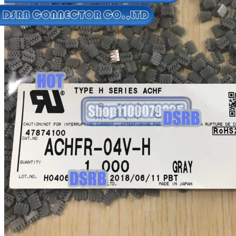 50pcs/lot ACHFR-04V-H Plastic shell 4P 1.2MM legs width 100% New and Original