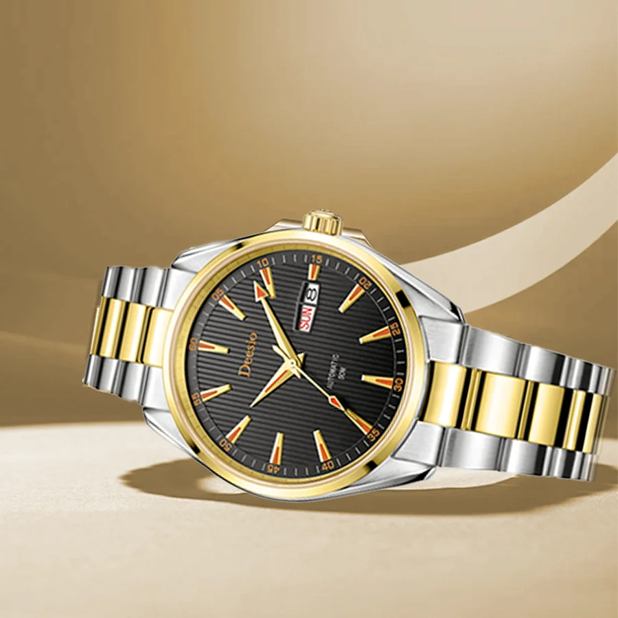 Deesio Clean Factory Watch Luxury Couple Wristwatches Automatic Mechanical Japan Movement Waterproof 50M montres mécaniques