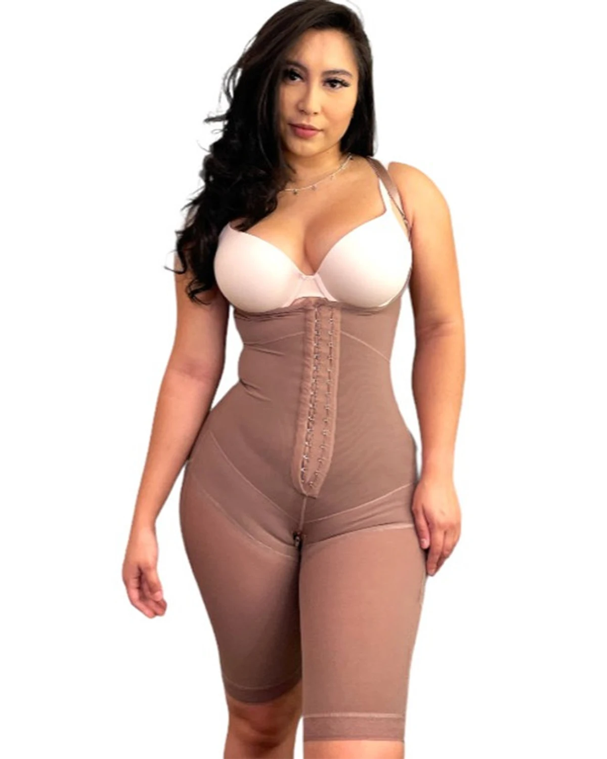 Fajas Colombianas Moldeadoras High Compression Garment Abdomen Control Double Bodysuit Waist Trainer Post Liposuccion