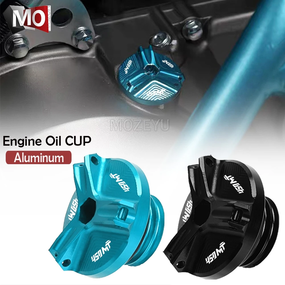 

MT450 Motorcycle M19 * 2.5 Accessories Engine Oil Filler Cap Oil Plug Cover For CFMOTO CF MOTO 450MT 450 MT 450 2024 2025 2026