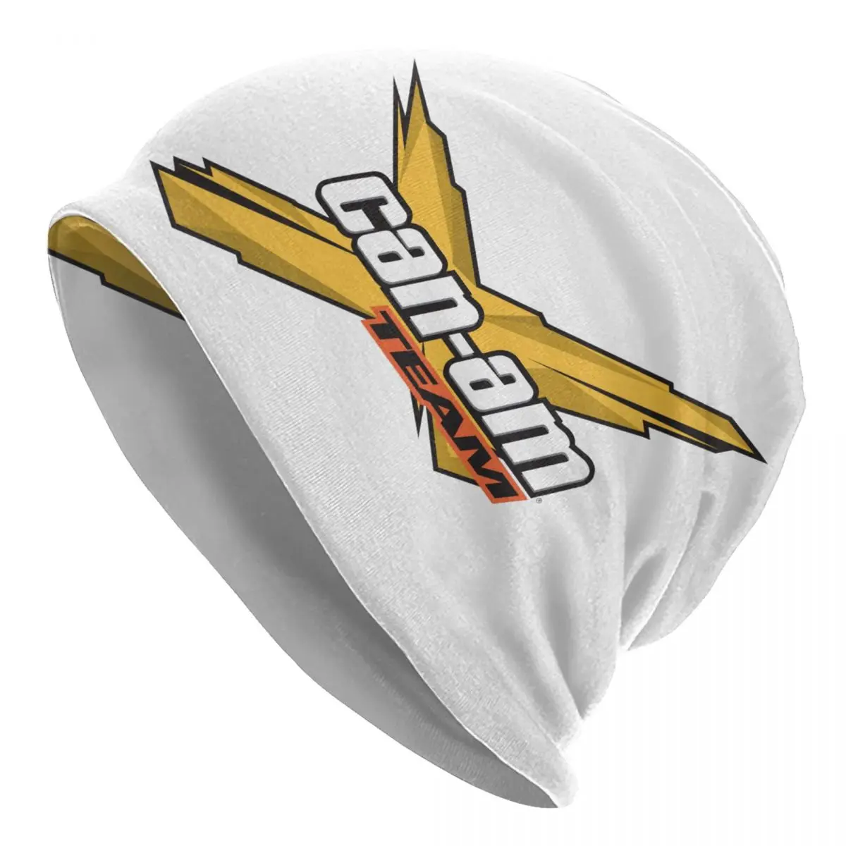 

Custom Can Am ATV Bonnet Hats Hip Hop Knitting Hat For Men Women Warm Winter BRP Logo Skullies Beanies Caps