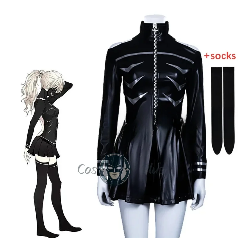 Tokyo Ghoul Costumi Cosplay Kaneki Ken Uniforme da combattimento Gonne Calzini Abiti per le donne Abito da festa di carnevale di Halloween