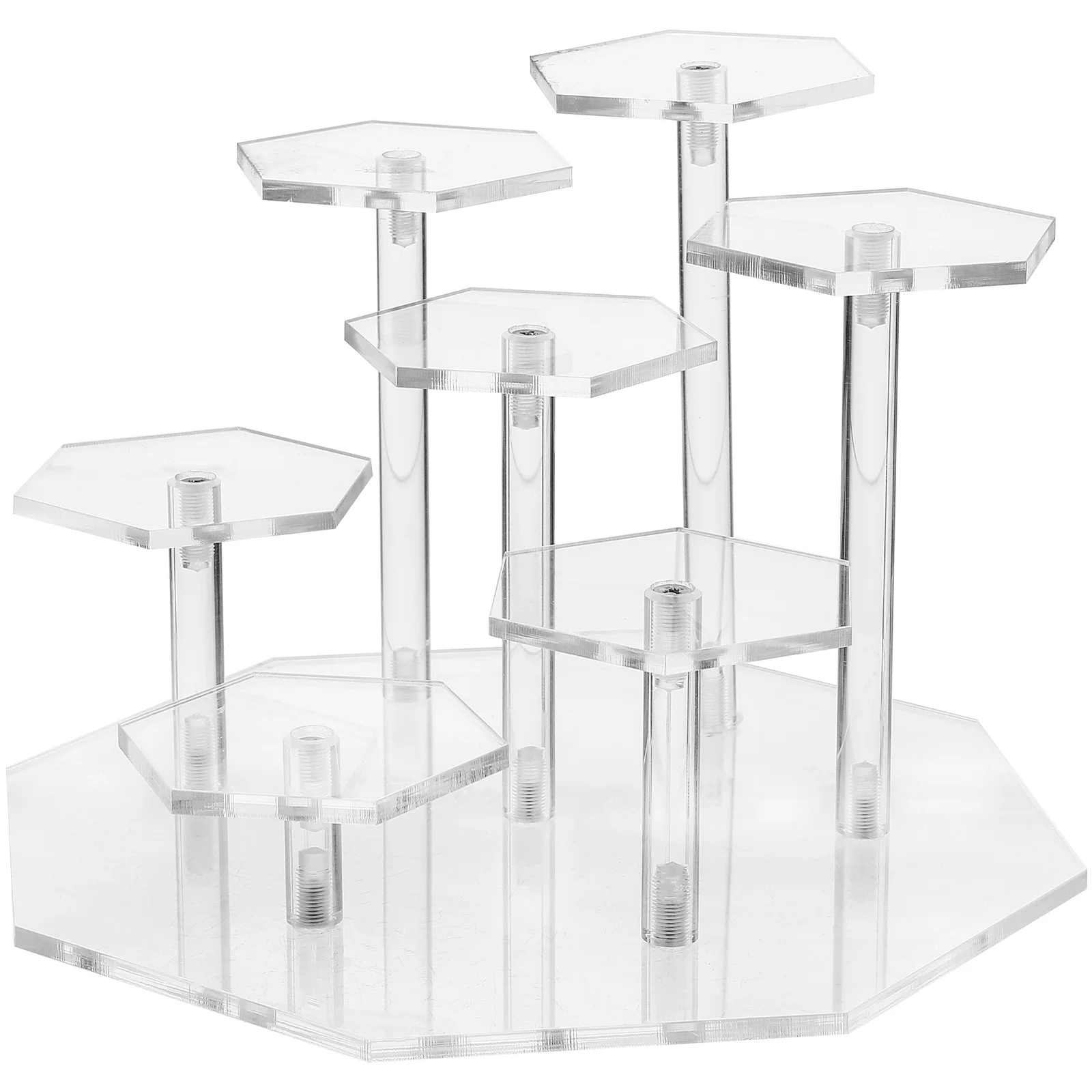 

Multi-Layer Hand-Held Display Rack Figures Showcase Stand Acrylic Racks Toy Model Collection Collections Shelf Ornament