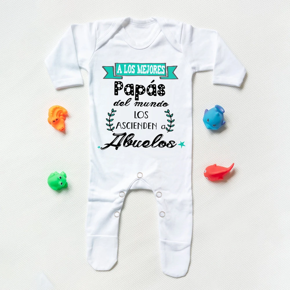 Best Grandparent Babygrow Sleepsuit Infant White Sleepsuit Baby Coming Home Outfit Boys Girls Unisex Sleepsuit Baby Clothes