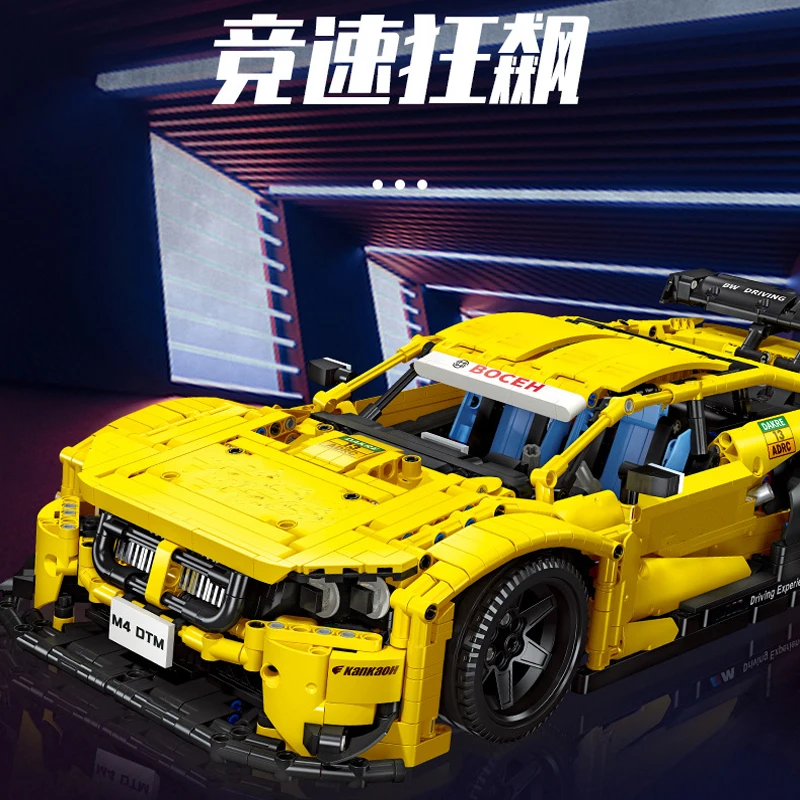 IN STOCK 92024 MOC Technical Remote Control Sports Car Building Blocks Bricks Assembling Model Children's Toys Christmas Gift