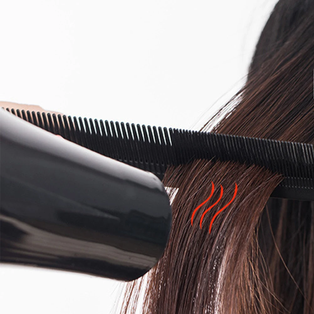 

2pcs Tail Comb Black Hair Smoothing Styling Tool Durable Lightweight Comfort Grip For Salon Home Use Hairdressing Comb