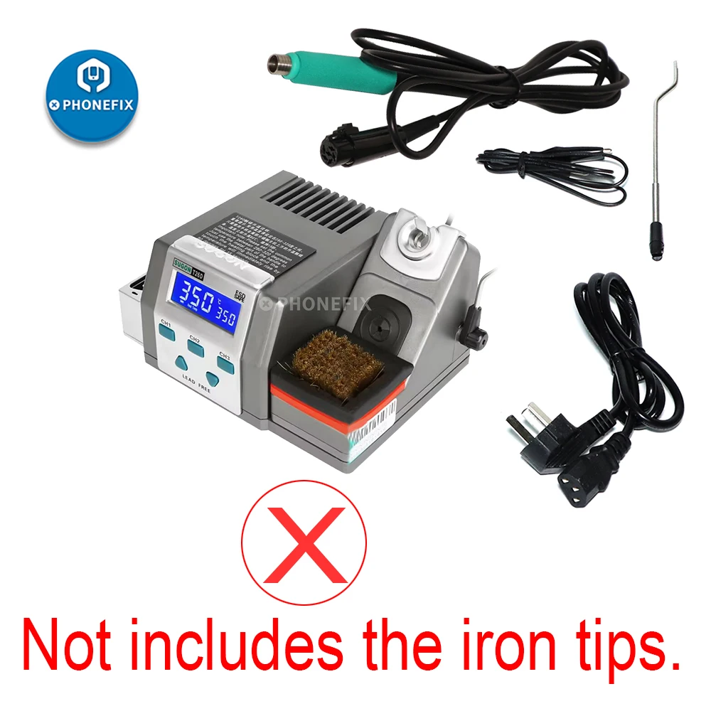 SUGON T26D Electric Soldering Station 2s Heating Soldering Iron Kit JBC Handle Tip Universal 80W Power Heating System