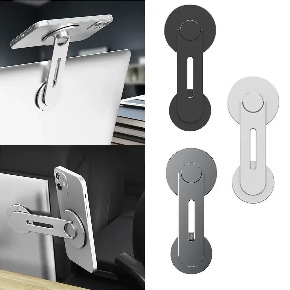 Continuity Flip iPhone Laptop Mount, Slim Magnetic Phone Holder Swivels 180° for Laptops and Monitors, Adjustable Magnetic Arm