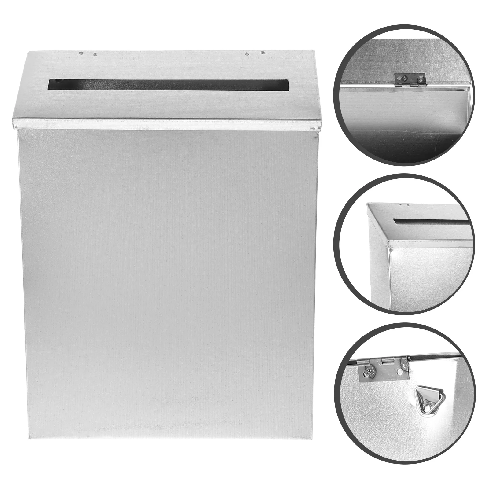 صندوق بريد حديدي مثبت على الحائط في الهواء الطلق، صندوق بريد كبير للتخزين على الطراز الريفي لصندوق الاقتراحات، صندوق بريد، صناديق بريد للخارج