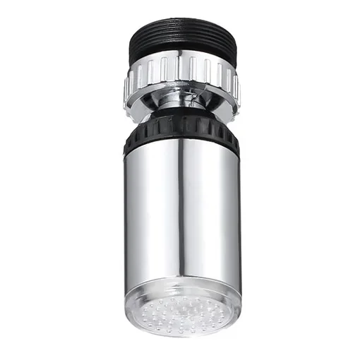 ABS LED Water Faucet Light Colorful Changing Glow Shower Head Kitchen Tap Faucet Light Temperature Sensor for Kitchen Bathroom