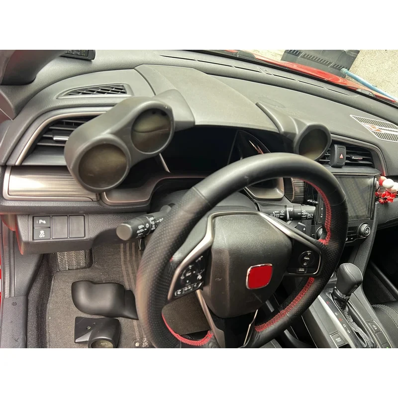 For Honda Civic Type R FK8 (2017-2021) SAAR Carbon Fiber Dashboard & Speedometer Cover