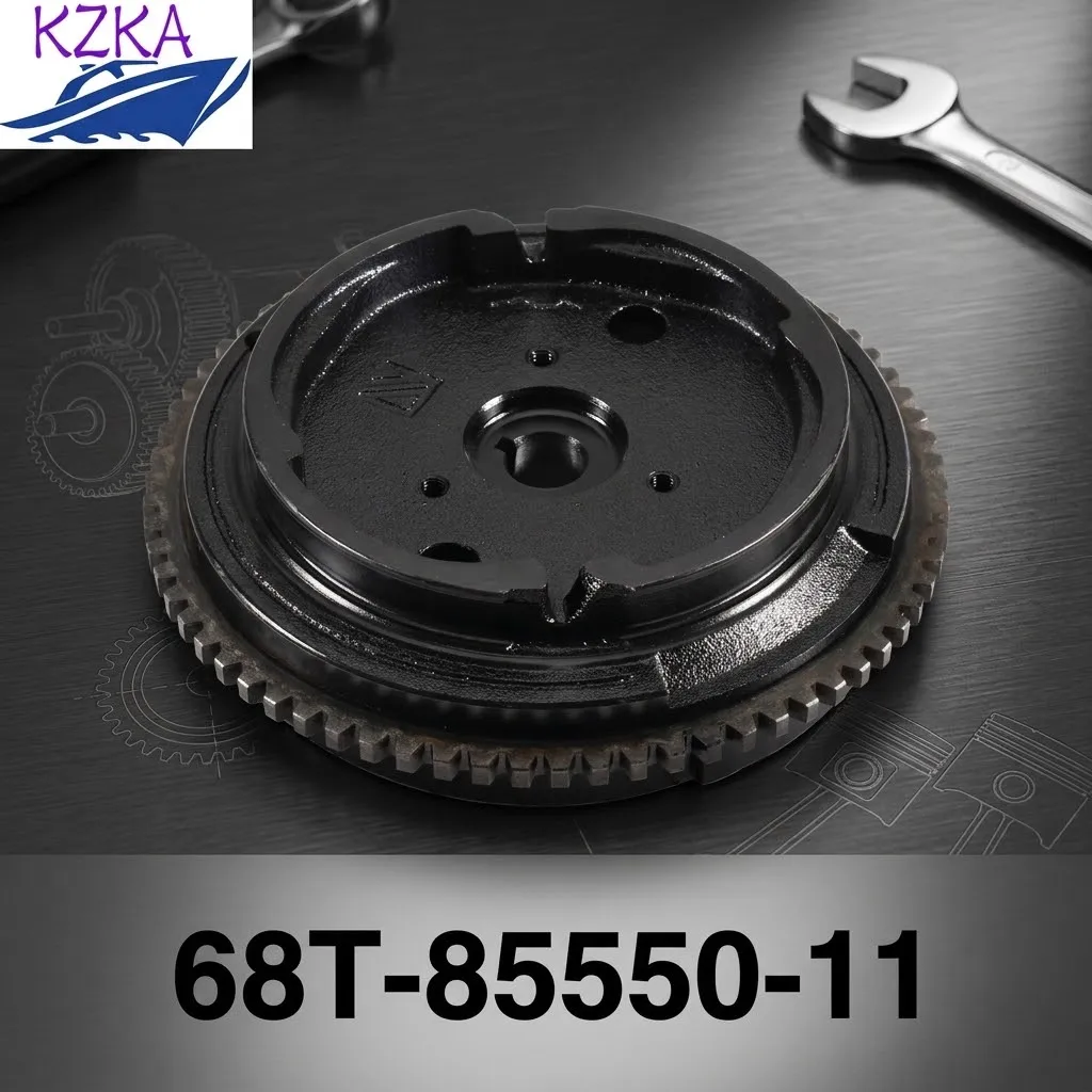 68T-85550 68T-85550-11 Rotor Assy Flywheel MAGNETO for Yamaha Outboard 4 stroke 6HP-9.9HP F8 F6 F9.9 FT9.9 FT8 Boat Accessories