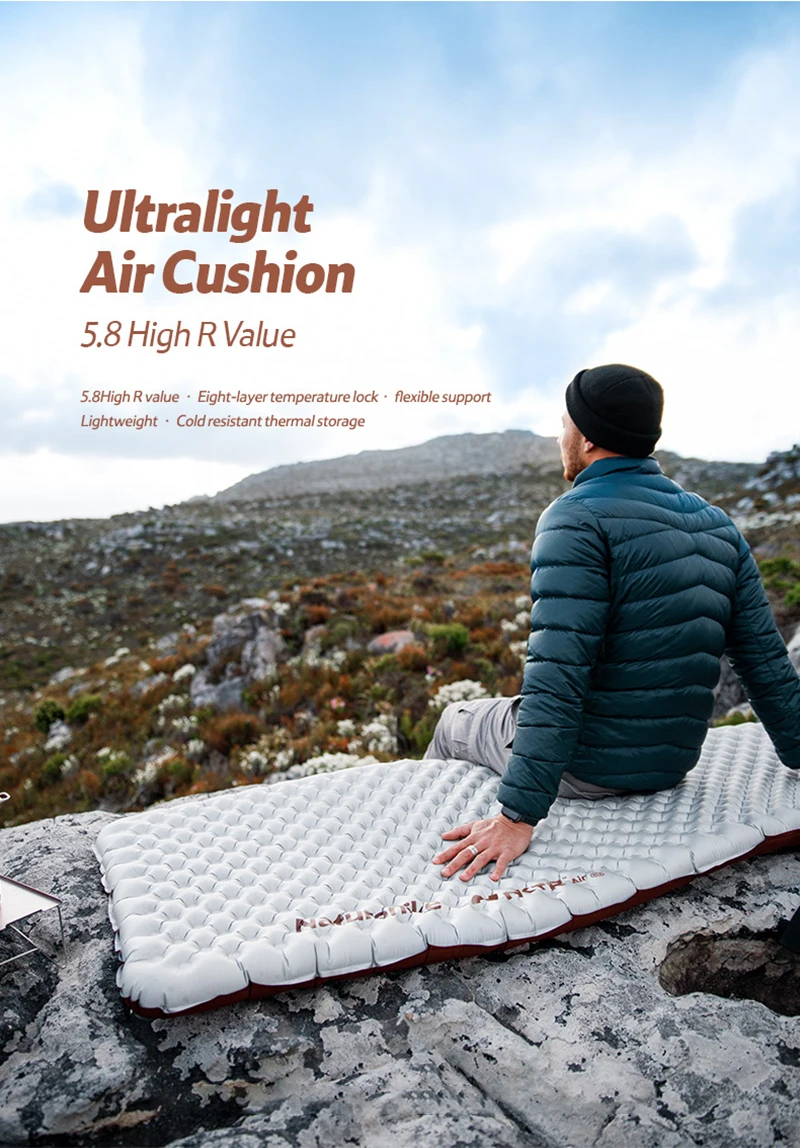 Naturehike 2026 Local Camping Aufblasbare Matratze R 4.6/5.8/8.8 Leichte Tragbare Zelt-Schlafunterlage Outdoor Reise Wandern Strandmatte – Detail 3
