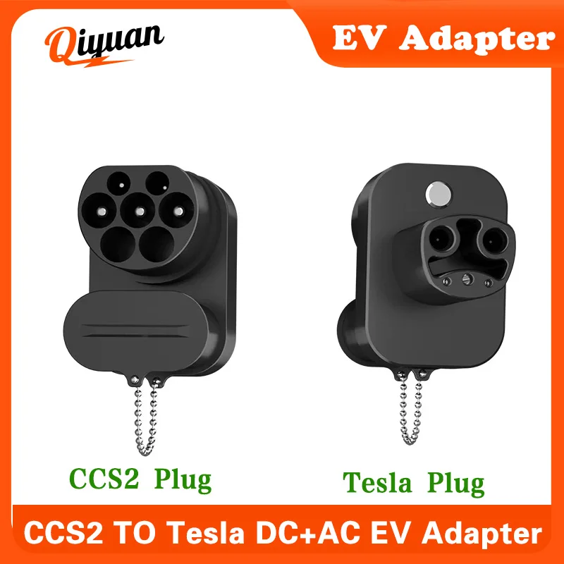 CCS2 to Tesla AC+DC Adapter Convertor 250A for Model 3/X/Y/S CCS COMBO 2 Adapter Support CCS2 and Type2 Charger