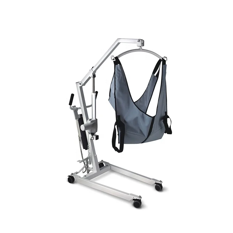 Rehabilitation Medical Transport Equipment Handicapped Electric Patient Transfer Lift With Sling