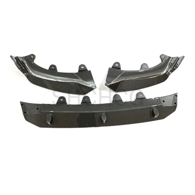 

For BMW X3 G01 X4 G02 dark kni 2021 2022+ Gloss Black ABS Tuning Front Bumper Splitter Lip Spoiler Diffuser Guard Body Kit Cover