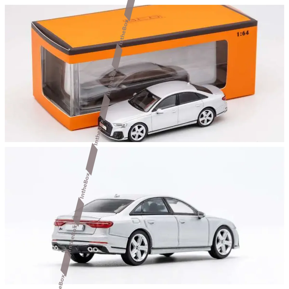 

GCD 1:64 A8 2022 later version S Line Sport version S8 Diecast Metal Car Collection Limited Edition Hobby Toys