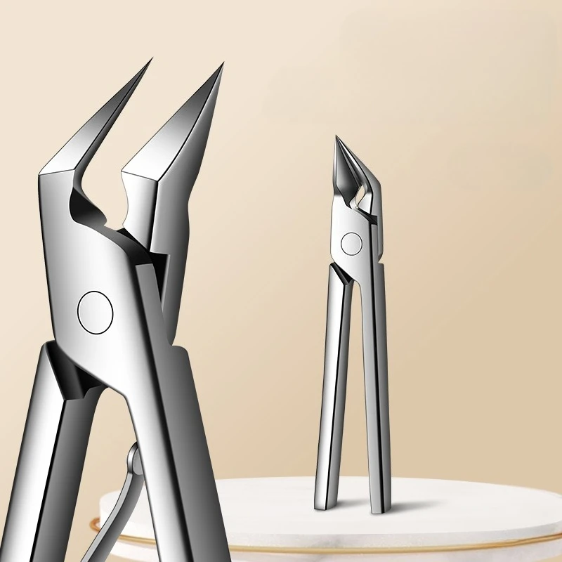 

Stainless Steel Professional Nail Clippers Set for Thick Nails Anti-Splash Sharp Trimmer Nail Pedicure Manicure Tools for Men