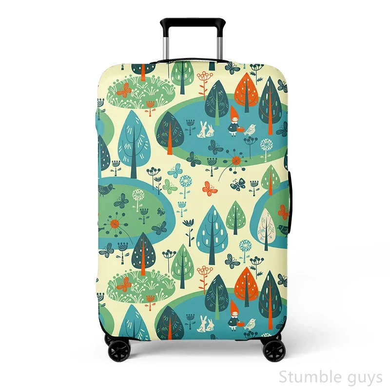 

Elastic Dustproof Suitcase Protector Protective Anti-Scratch Stretchy Luggage Cover Useful For Vacation 18-32 Inch Luggage