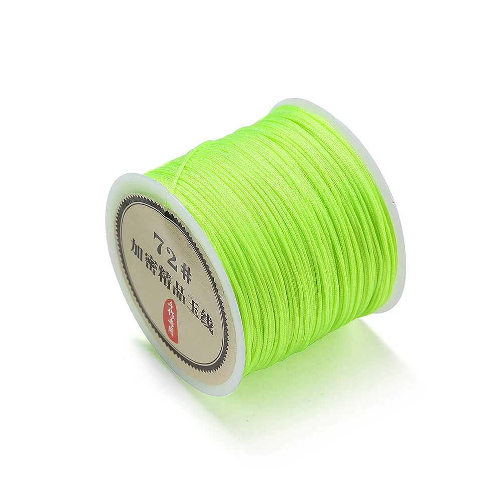 10/50M 0,8mm Nylon Faden Schnur Makramee Seil Armband Geflochtene Schnur Für DIY Quasten Perlen Schnur schmuck Machen Zubehör