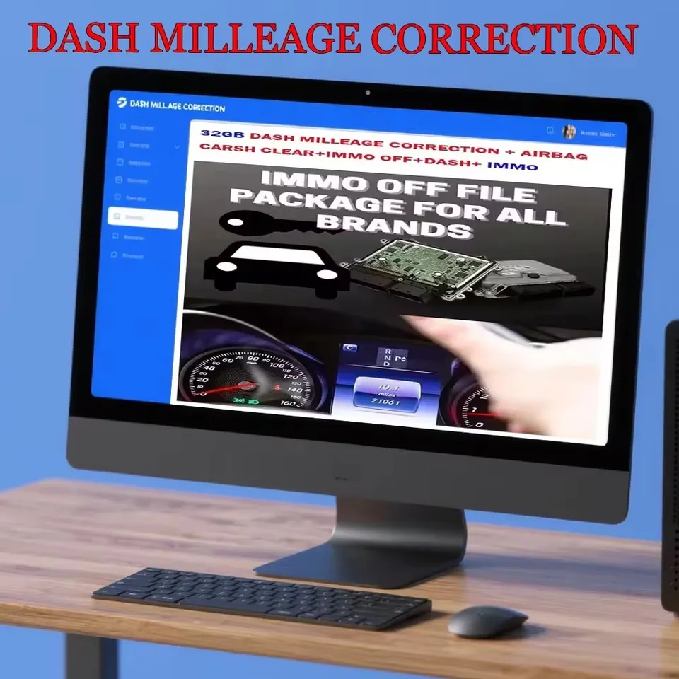 

Latest 32GB Package Dash Mileage Correction Airbag Crash Clear IMMO off Dash IMMO Software Download Installation Video