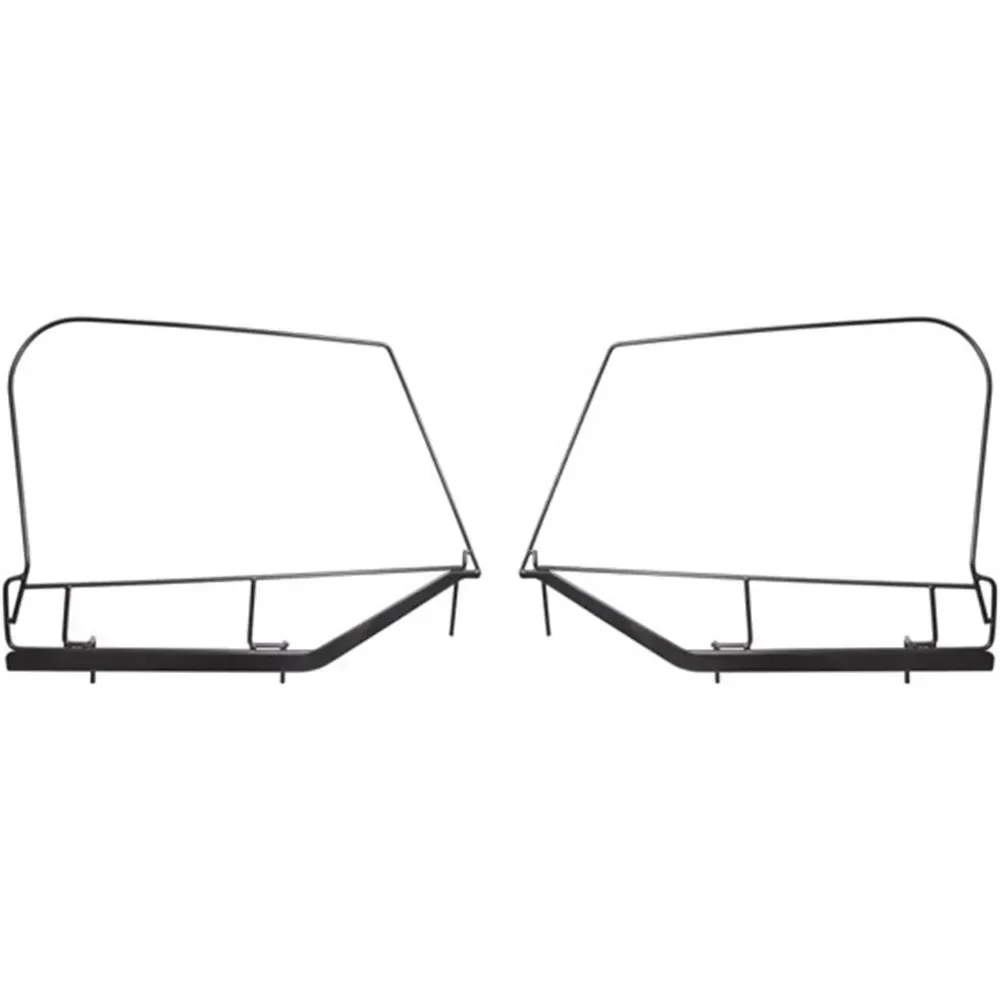 

door skin frame kit for jeep wrangler tj | steel, black | 13703.80 | fits 1997-2006 jeep wrangler tj